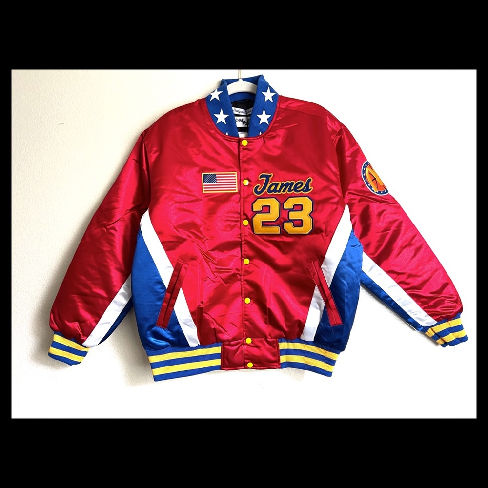 *SALE* McDonalds All American HGC Satin Jacket Lebron James bomber